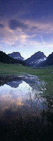 refelctions in samtisersee, appenzell