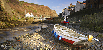 staithes boat card
